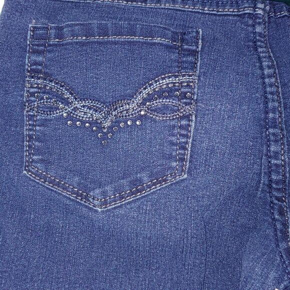 Squeeze dark wash skinny jeans  Sz 14 - Picture 7 of 9